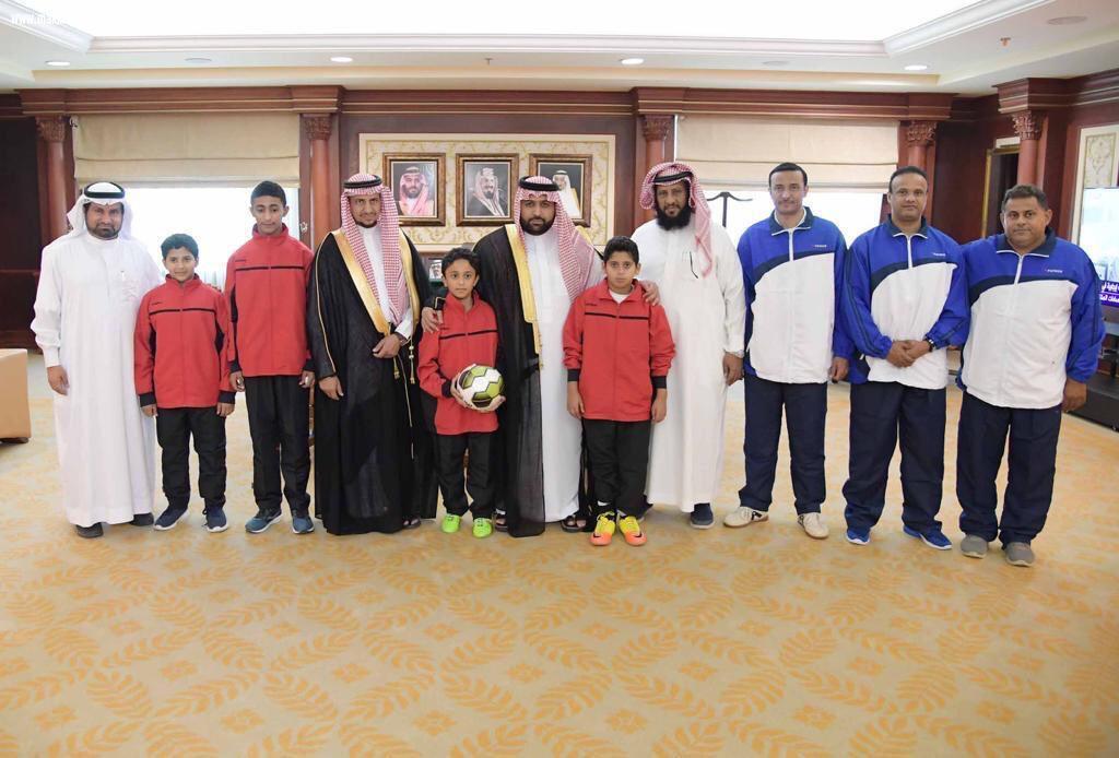 امير جازان بالنيابة يطلق منافسات دوري المدارس التابعة لتعليم جازان