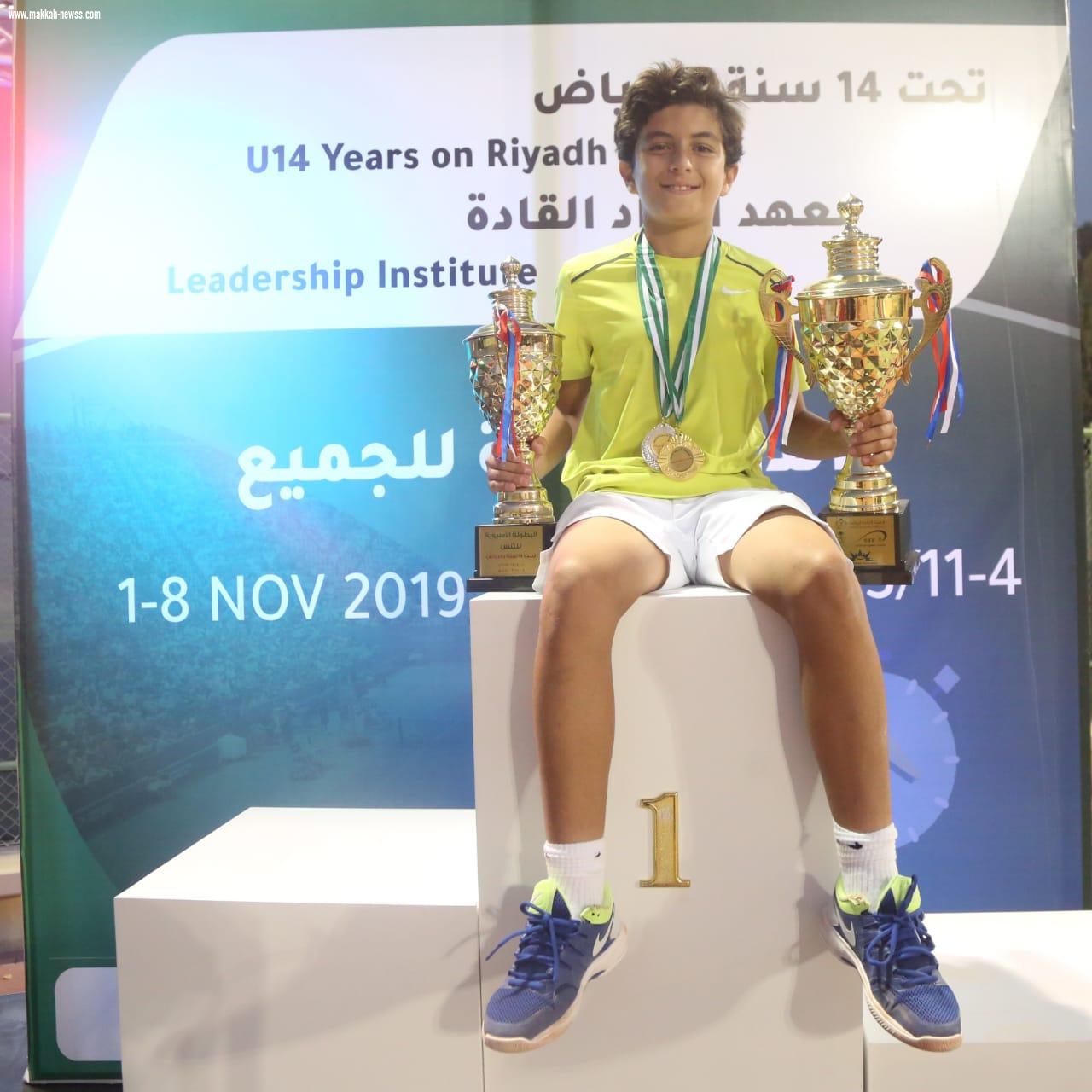 العجاجي توج الفائزين في ختام البطولة  السعودي المبرزي رابع مميزي آسيا للتنس