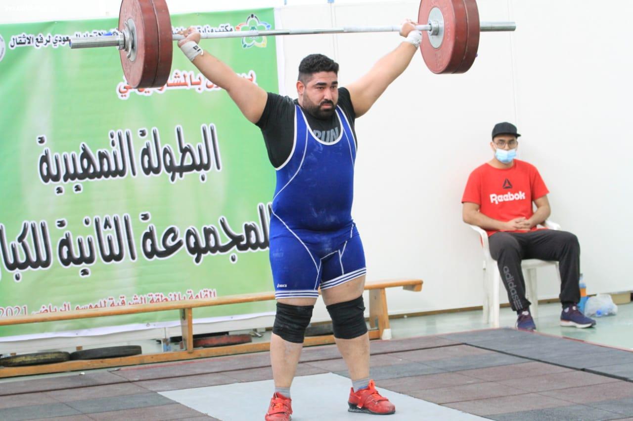 شهدت مشاركة قياسية بـ 277 رباع و كبار الخويلدية أبطالاً لتمهيدية الأثقال