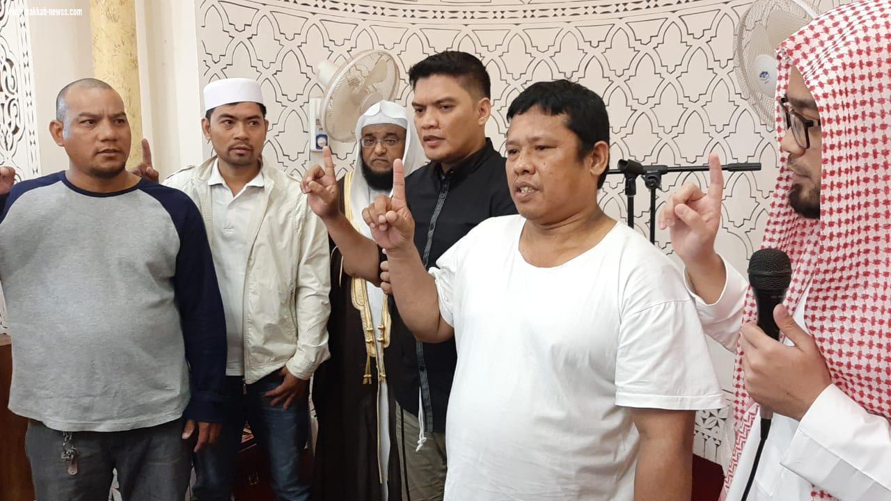 المكتب التعاوني للدعوة وتوعية الجاليات ببيش يعلن إسلام ( 4 ) أشخاص