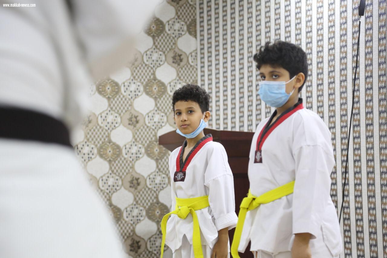 15 لاعباً نالوا الحزام الأصفر للتايكوندو لأول مره في تاريخ نادي الصم