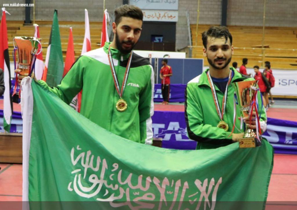 لاعبا زوجي المنتخب السعودي الخضراوي وابو شليبي يقفزان في التصنيف العالمي