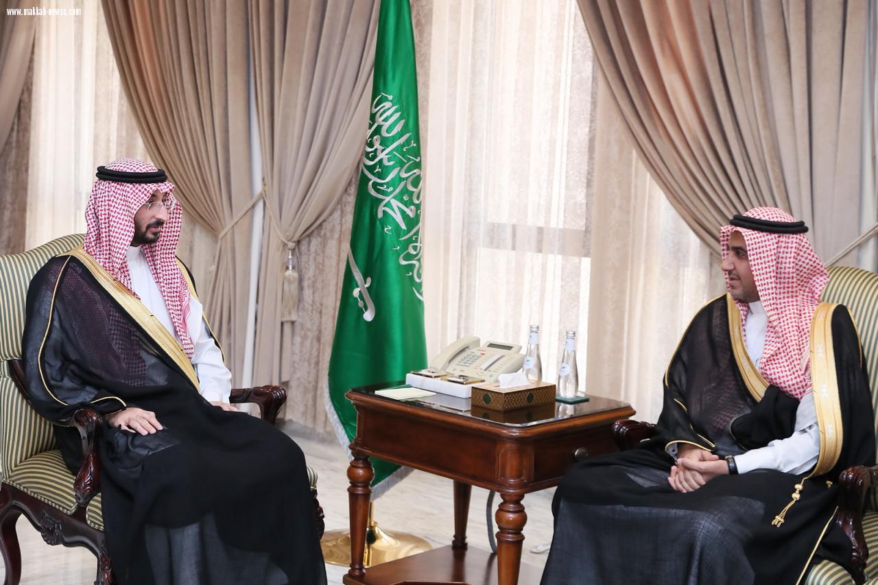 امير مكة ونائبه يستقبلا رئيس فرع النيابة العامة بالمنطقة حيث هنا سموهما بمناسبة نجاح موسم الحج