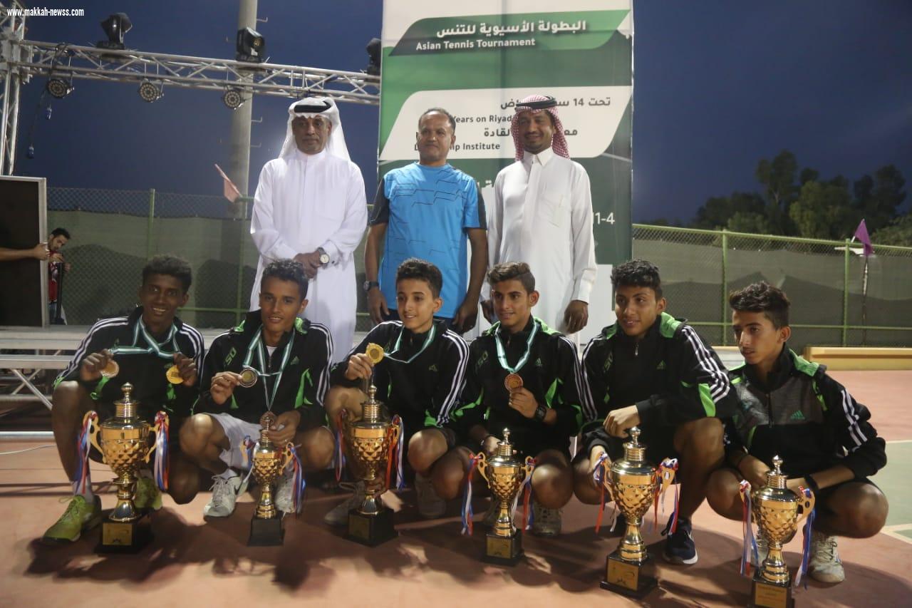 العجاجي توج الفائزين في ختام البطولة  السعودي المبرزي رابع مميزي آسيا للتنس
