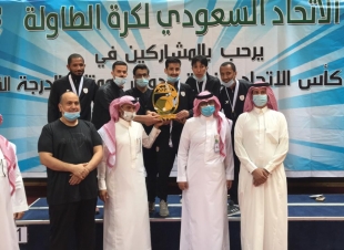 الأهلي بطلاً لكأس الاتحاد السعودي لأندية الدوري الممتاز لكرة الطاولة والشباب بطلاً لأندية دوري الدرجة الأولى