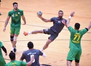 في نهائي كأس الأمير سلطان بن فهد لكرة اليد  مضر والخليج مواجهة من ذهب