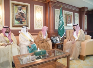 نائب أمير جازان يستقبل فضيلة مفتي المنطقة ومدير الفرع المعين 