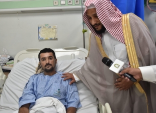 المدخلي يطمئن على مصابي قوات التحالف والشرعية في مستشفى الطوال العام 