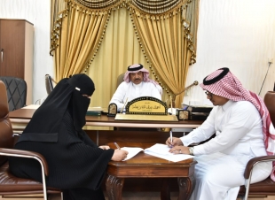 توقيع اتفاقية شراكة مجتمعية ثلاثية بين محافظة صامطة والبلدية وجمعية الأنامل المبدعة للحرف والمهن 