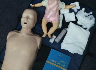 نسائي مزهرة وبالتعاون مع الهلال الأحمر تُقيم  دورة  الإسعافات الأولية بجازان