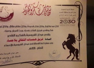 أختتام فعاليات سباق الخيل السادس والعشرون بالاحساء