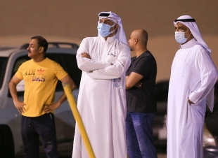 الربعان يزور قبضة اليد و يتابع فريق القدم 
