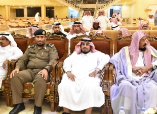 شيخ شمل ومشائخ بني شبيل والاشراف آل خيرات واهالي محافظة صامطة يحتفون بزعلة محافظا لصامطة
