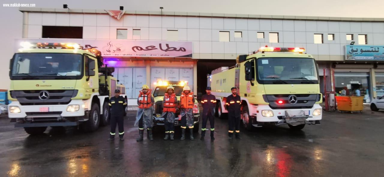 لا بلاغات أو إصابات ولله الحمد والدفاع المدني تهيب الجميع بأخذ الحيطة 