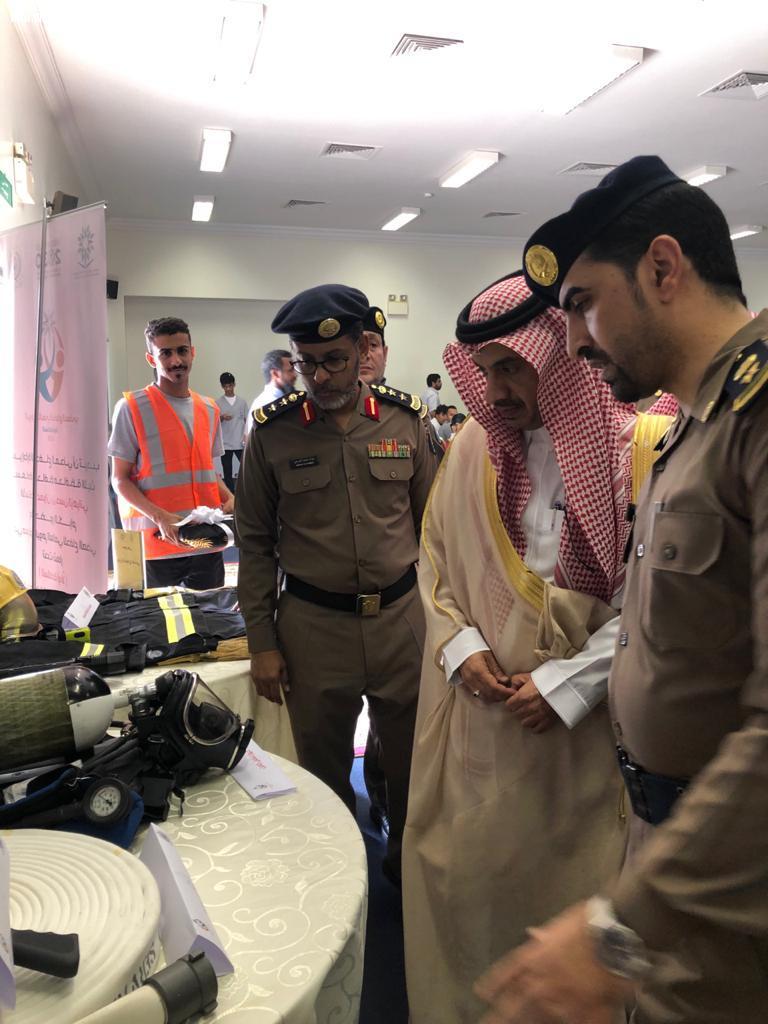 محافظ الليث يرعى احتفال اليوم العالمي للدفاع المدني ٢٠٢٠ تحت شعار السلامه أولاً