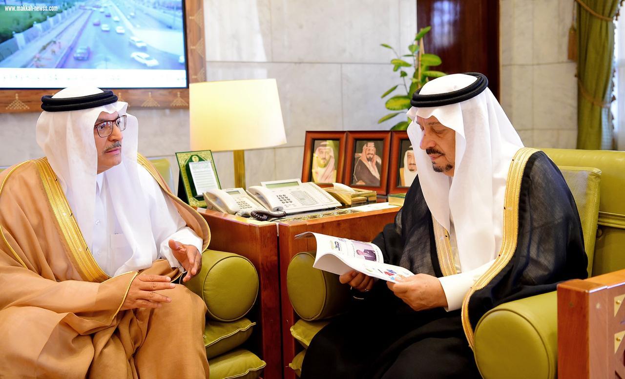 أمير منطقة الرياض يستقبل المدير العام لصندوق تنمية الموارد البشرية