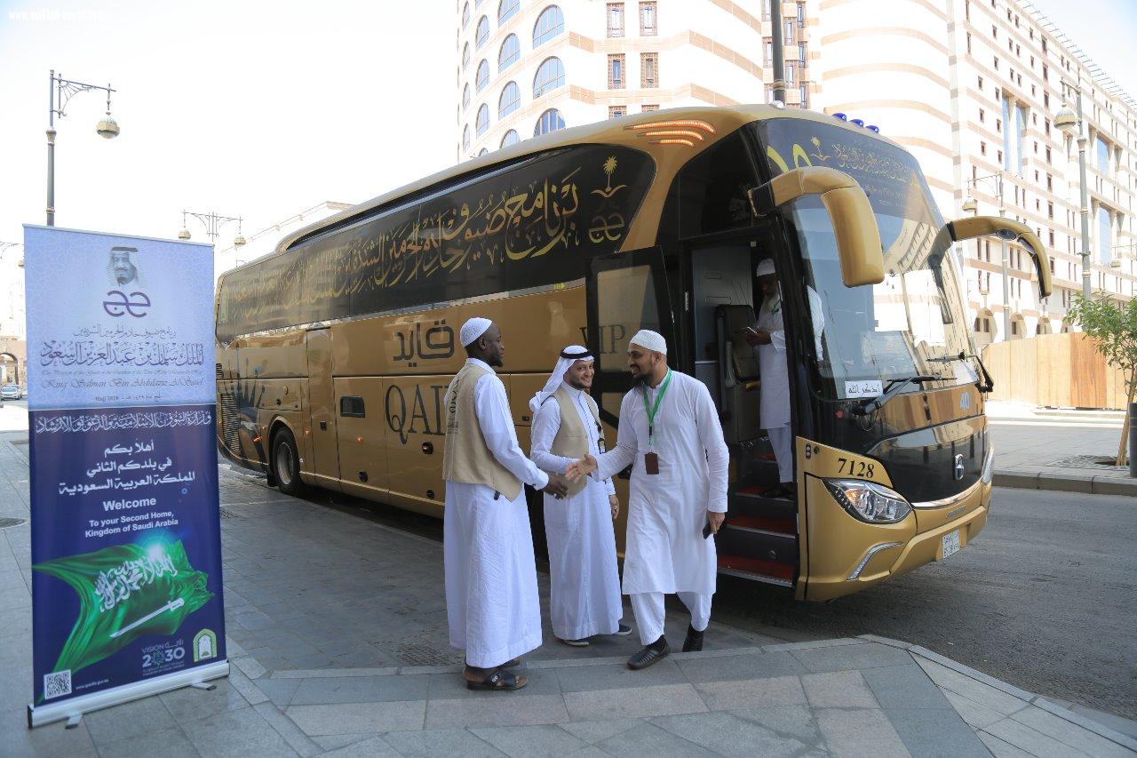 بالورد جمعية مراكز الأحياء بالطائف تودع ضيوف الرحمن