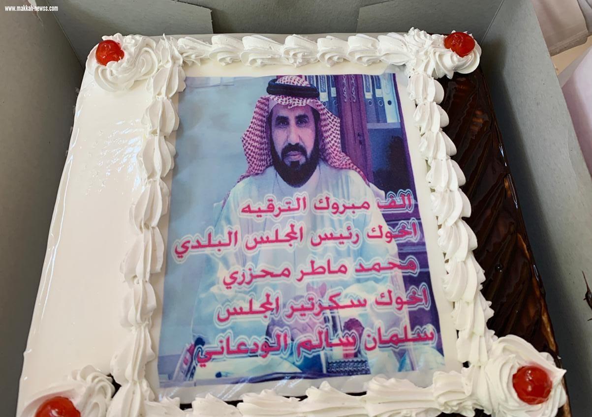 رئيس المجلس البلدي بالعارضة محزري واعضاء المجلس يهنئون التليدي على الترقية