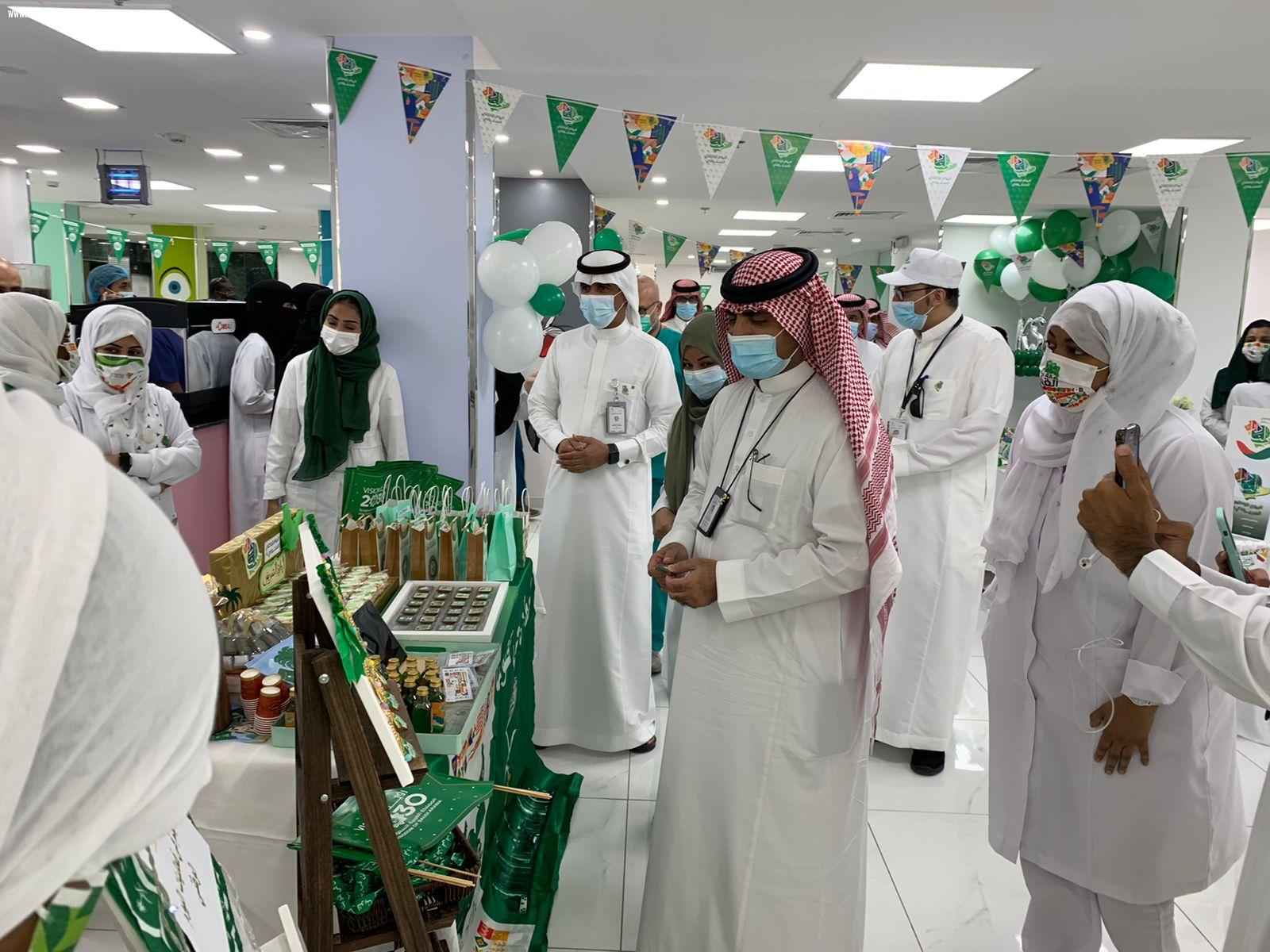 مستشفى العزيزية للاطفال بمحافظة جدة يحتفي باليوم الوطني ٩١ للملكة