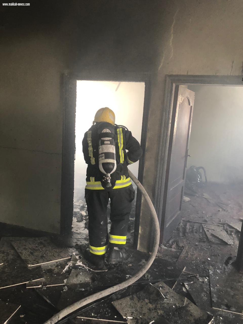الطائف: وفاة 4 مواطنين في حريق منزل شعبي بـ«قيا»