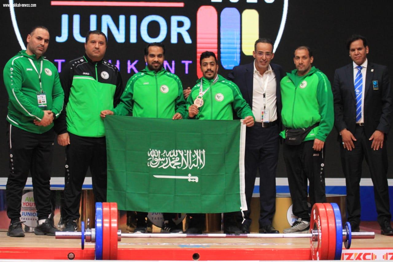 اخضر الاثقال يواصل التميز  *الرباع المزيدي ينتزع برونزية آسيوية بشطقند