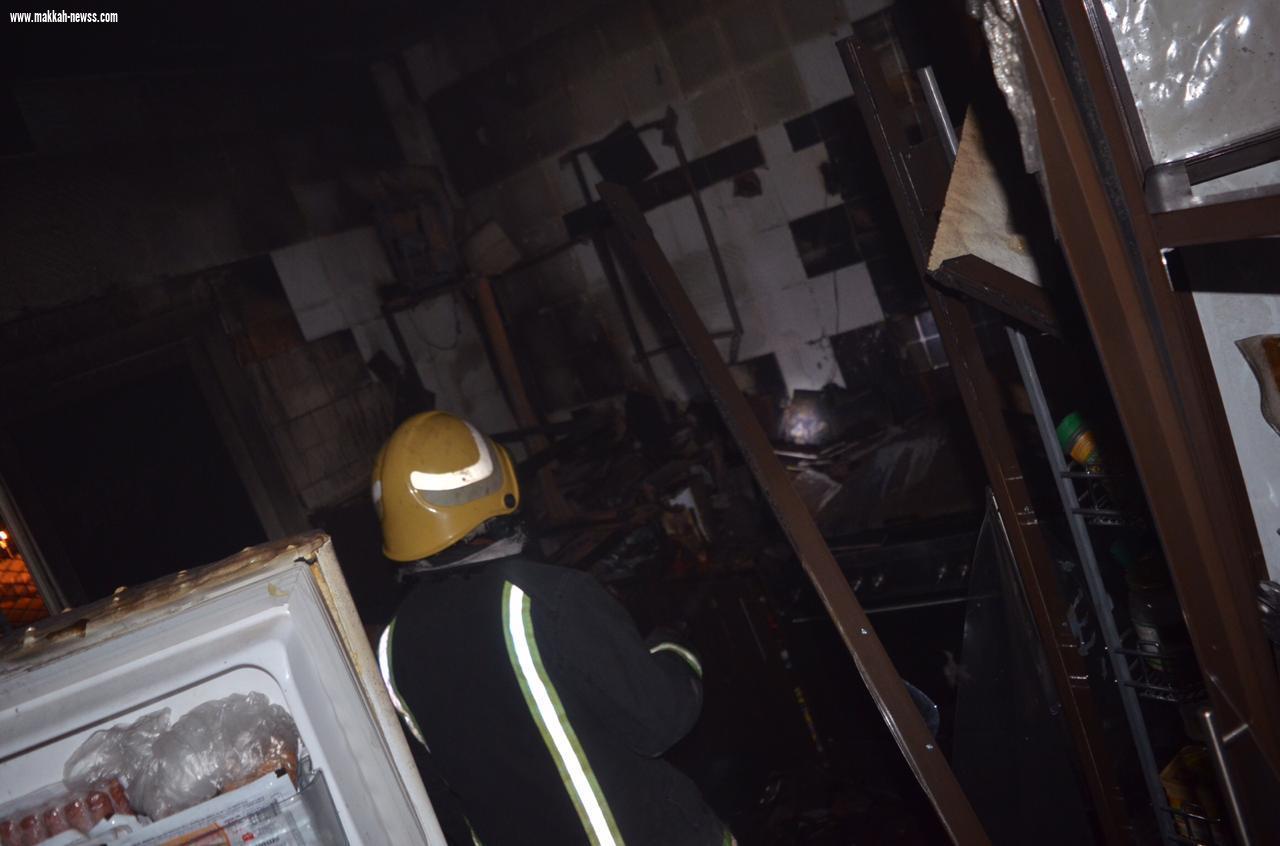 مدني تبوك يخمد حريق في تبوك ويعالج اربع حالات في الموقع 