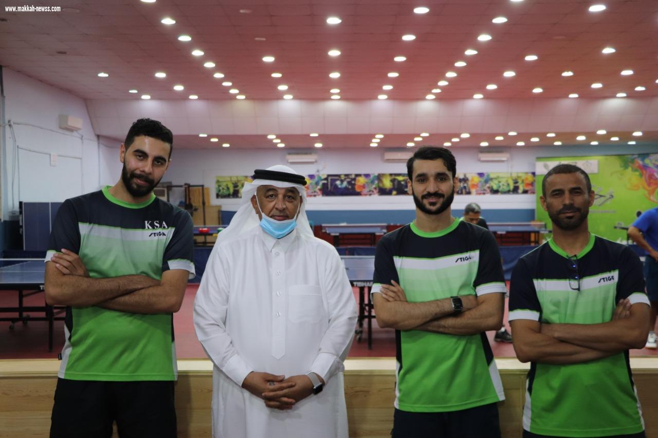 الجاسم والجري و النصر  يزورون معسكر طاولة الأخضر بالإحساء