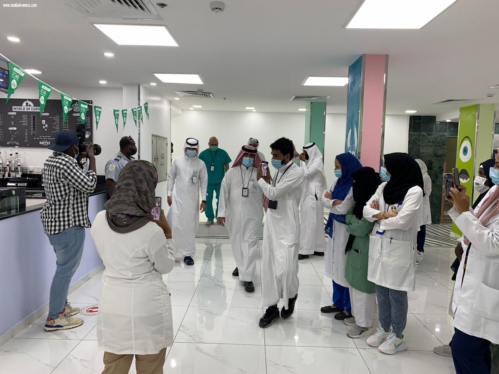 مستشفى العزيزية للاطفال بمحافظة جدة يحتفي باليوم الوطني ٩١ للملكة
