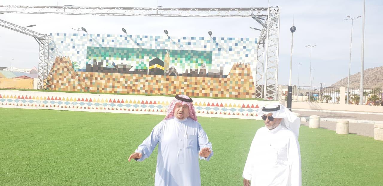 (ابن دلبوح)في زيارة ميدانية لمركز المعارض وموقع فعاليات مهرجان المجارده(شتانا غير) بشارع الفن