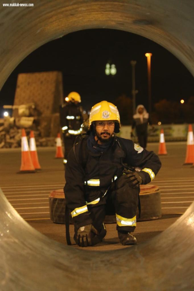 اختتام  بطولة تحدي رجال الدفـــاع المدني بمنطقة مكة المكرمة