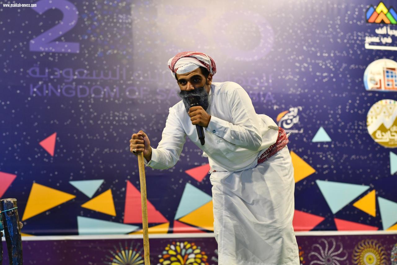 ثانوية صقر قريش تبدع في مسرحية ( مسعود و مشهور) ضمن مهرجان المجاردة شتانا غير 