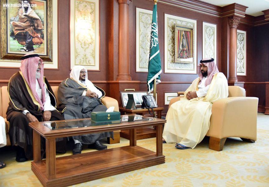 سمو أمير منطقة جازان بالنيابة يستقبل محافظ ومشايخ الريث