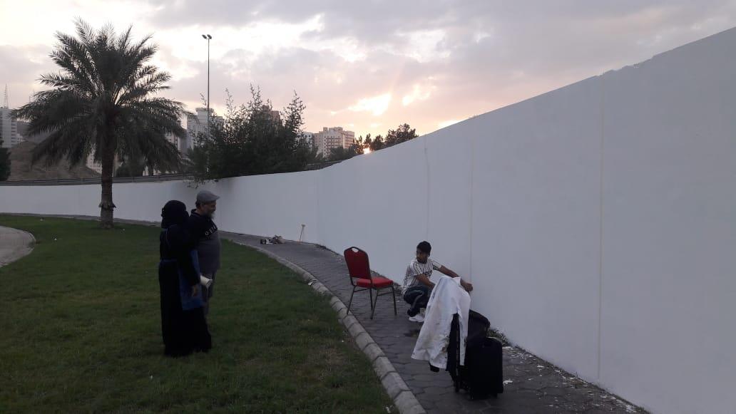 امانة العاصمة المقدسة وجسفت مكة تنظم جدارية بطول ١٠٠ متر 