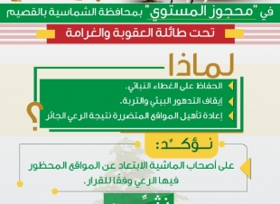 بهدف تأهيل المواقع المتضررة نتيجة الرعي الجائر 