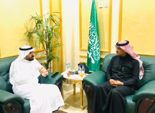 «محافظ خيبر» يستقبل مدير فرع وزارة الإسكان بـ «المدينة».