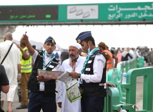 الكشافة تسهم في تفويج 400 ألف حاج من الدول العربية للجمرات