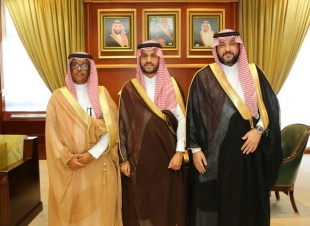 سمو نائب أمير حائل يستقبل الرئيس التنفيذي لأكاديمية الأمير أحمد بن سلمان للإعلام التطبيقي