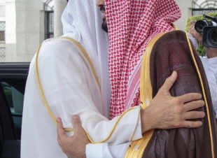سمو ولي العهد يلتقي الشيخ محمد بن زايد
