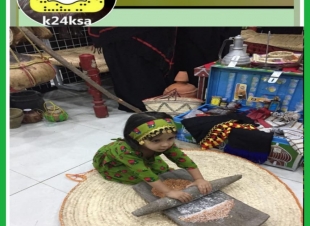 ركن التراث والفن التشكيلي يبهر زوار معرض الفن ببلغازي في يومه الثاني