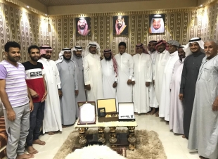 قبيلة النشيلي تحتفي ب إبن الوطن العريف بشرطة جازان علي نشيلي