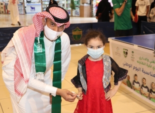 الاتحاد السعودي لكرة الطاولة نظم فعالية اليوم الوطني السعودي 90   